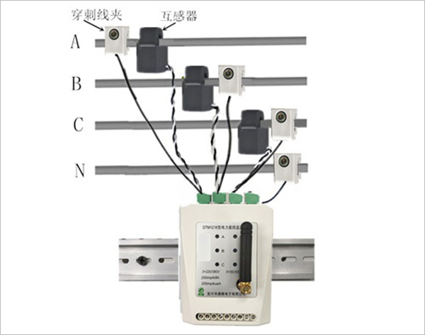 測溫測漏電流型電(diàn)力能效監測終端(GPRS) 測溫(wēn)測漏電流型電力能效監測終端(GPRS)
